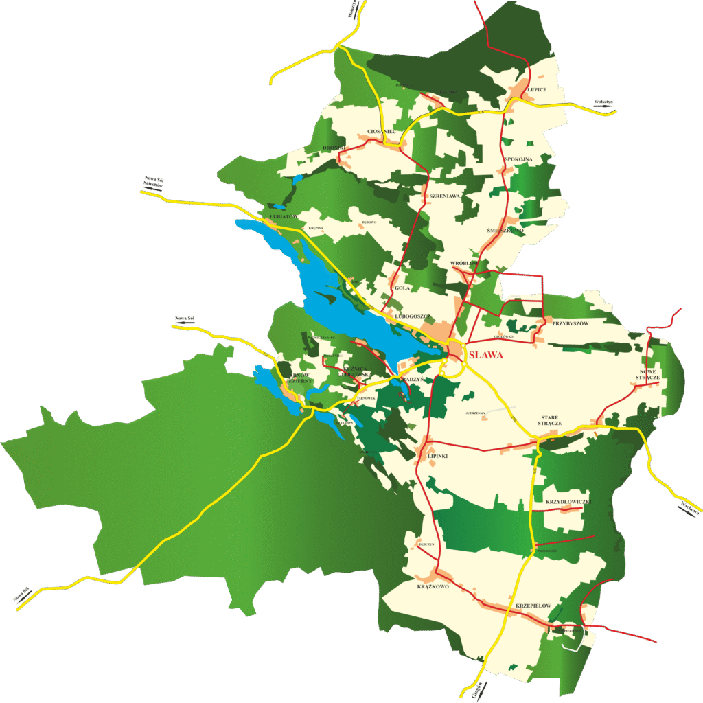 Kontur mapa gminy