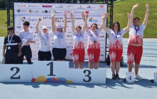 Uczestnicy Europejskich Igrzysk Młodzieży