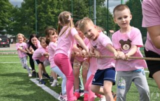 Przedszkolaki podczas olimpiady dziecięcej