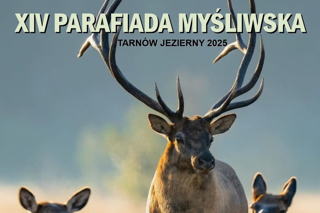Plakat Parafiada Myśliwska