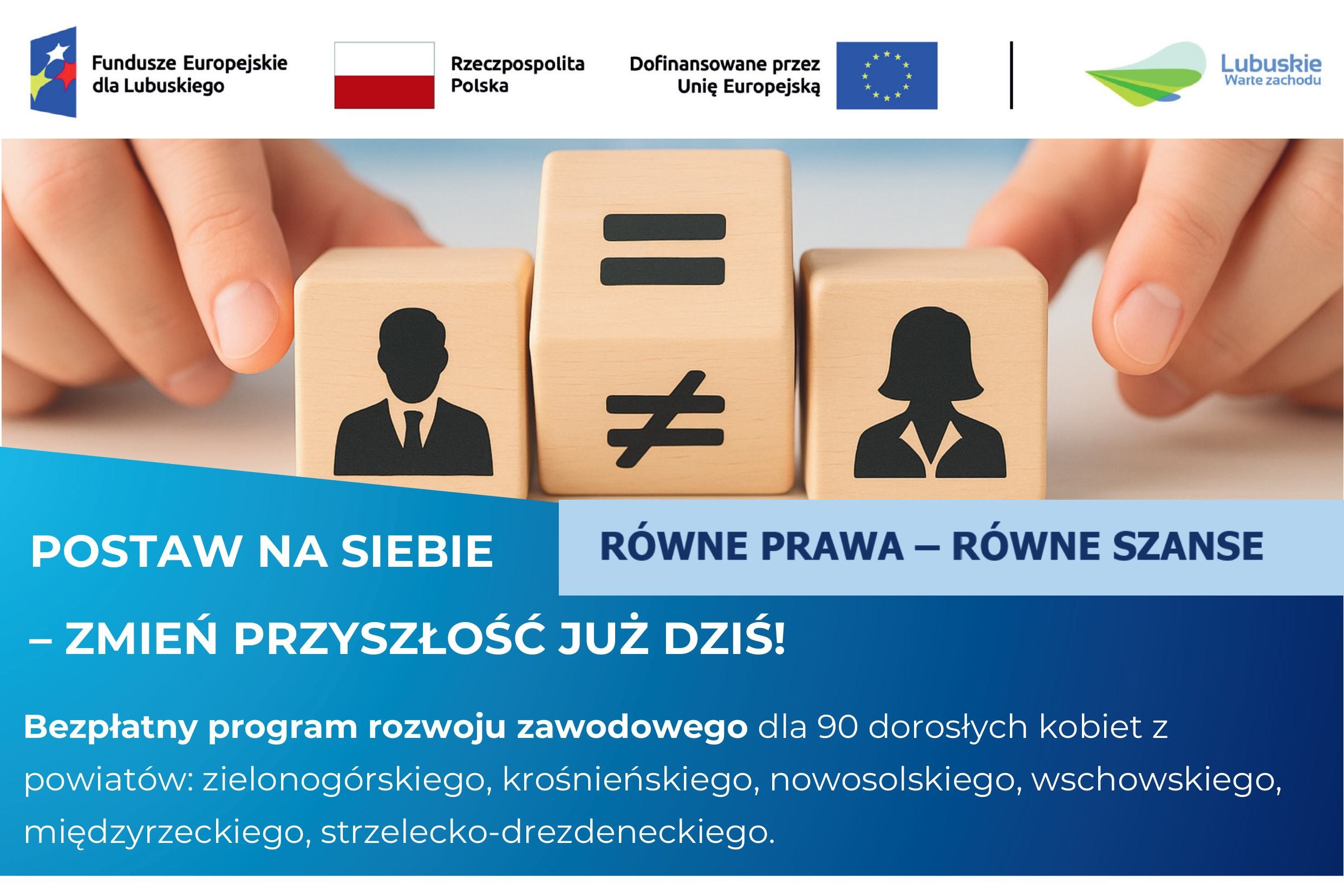 Ulotka informacyjna projektu "Równe prawa- równe szanse"