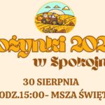 Plakat Dożynki Spokojna 2025