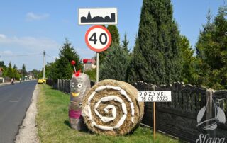 Korowód dożynkowy w Śmieszkowie