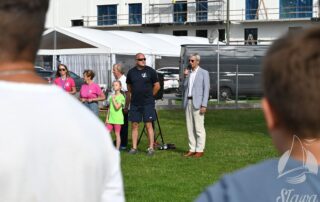 Uczestnicy zakończenia regat