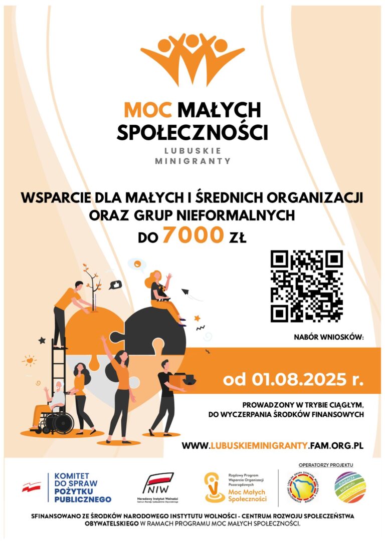 Ruszył nabór w konkursie „MMS – lubuskie minigranty”!