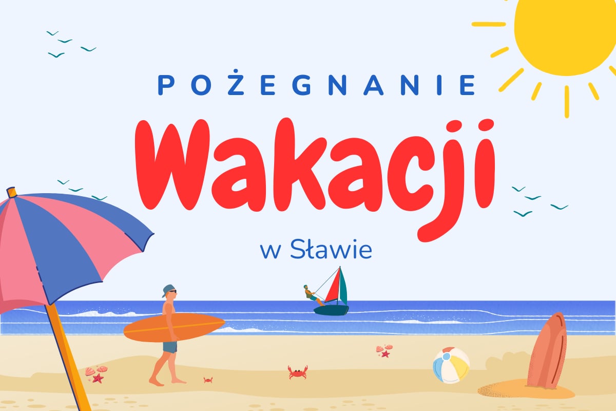 grafika pożegnanie wakacji