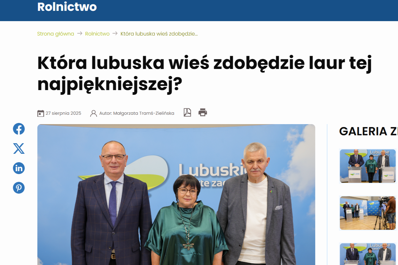 konkurs na najpiękniejszą wieś
