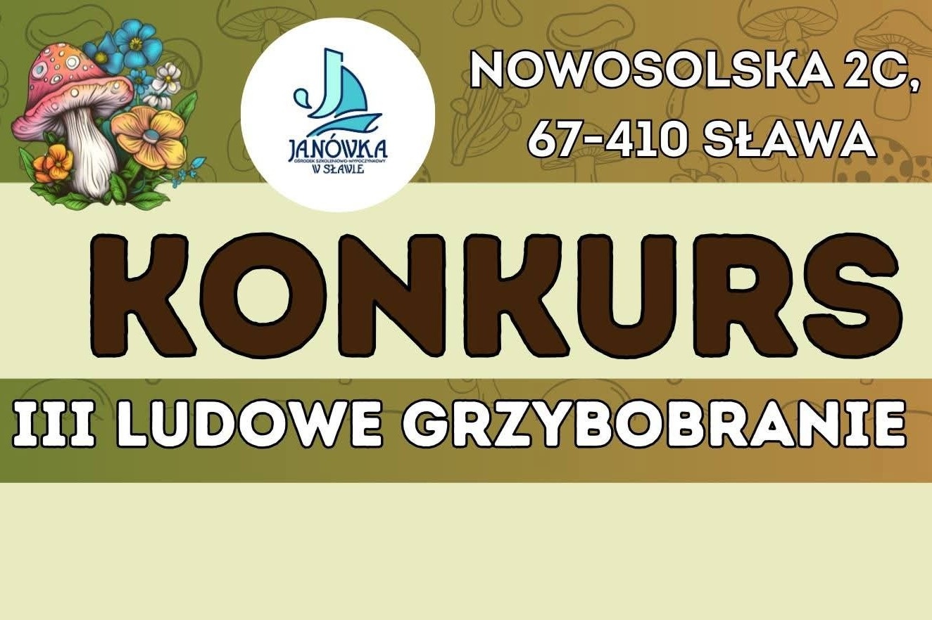 Konkurs grzybobranie