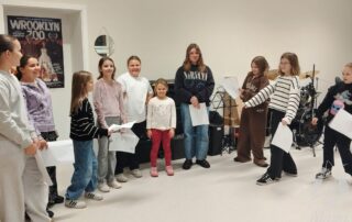 Uczestnicy zajęć wokalnych