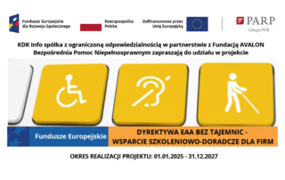 Plakat informujący o szkoleniu