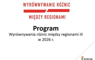 Program wyrównywania różnic między regionami - PFRON