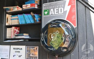DEFIBRYLATOR AED NA TERENIE SCKIW