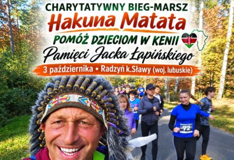 Bieg - marsz charytatywny “Hakuna Matata” plakat