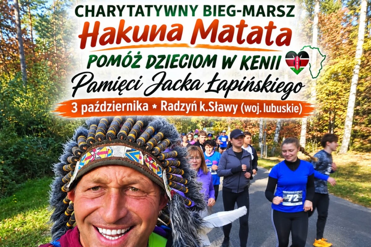 Bieg - marsz charytatywny “Hakuna Matata” plakat