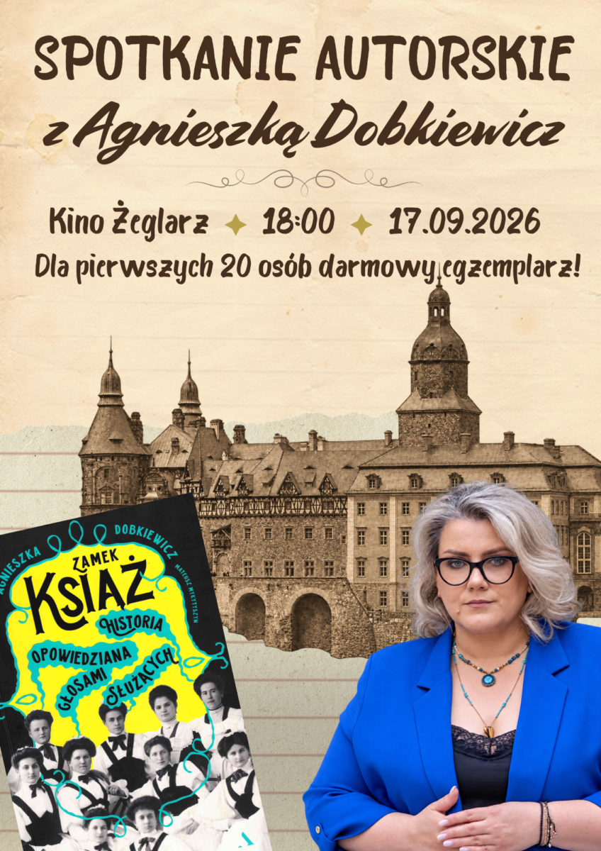 Plakat na spotkanie autorskie Plakat na spotkanie autorskie