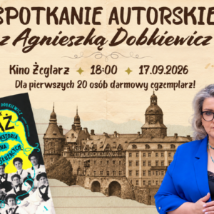 Plakat na spotkanie autorskie