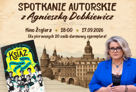 Plakat na spotkanie autorskie