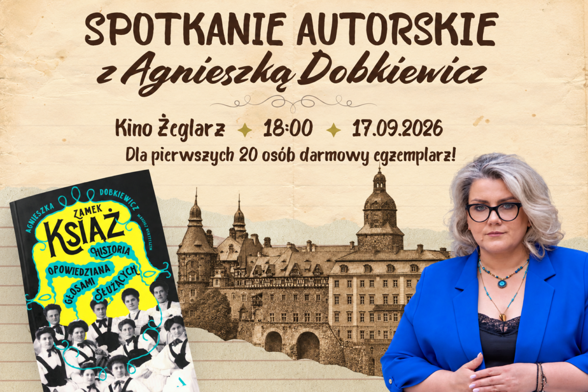 Plakat na spotkanie autorskie