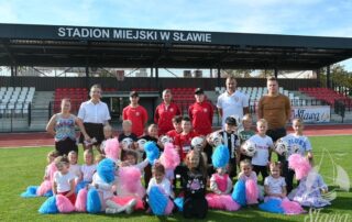 Dzieci z wizytą na Stadionie Miejskim