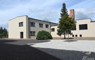 WIZYTACJA INWESTYCJI TERMOMODERNIZACJI BUDYNKÓW OŚWIATOWYCH W SŁAWIE
