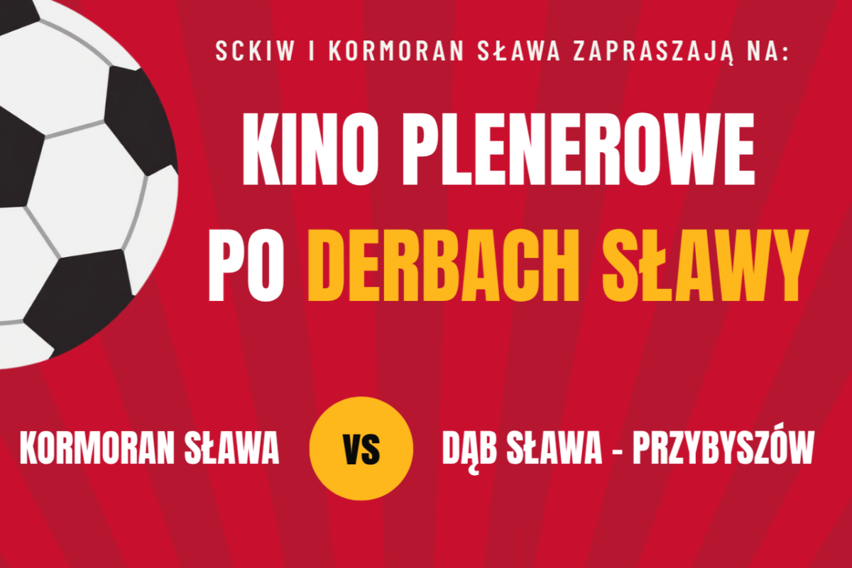 Kino plenerowe po derbach Sławy