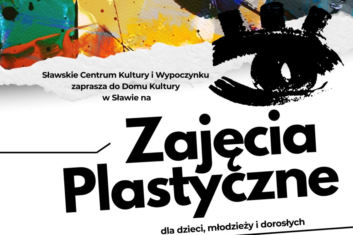 zajęcia plastyczne plakat