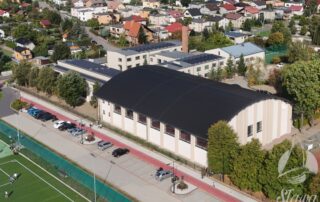 Budynki sławskich szkół po termomodernizacji