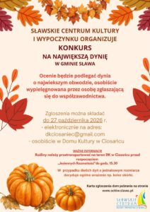 Jesienne rozmaitości w Ciosańcu
