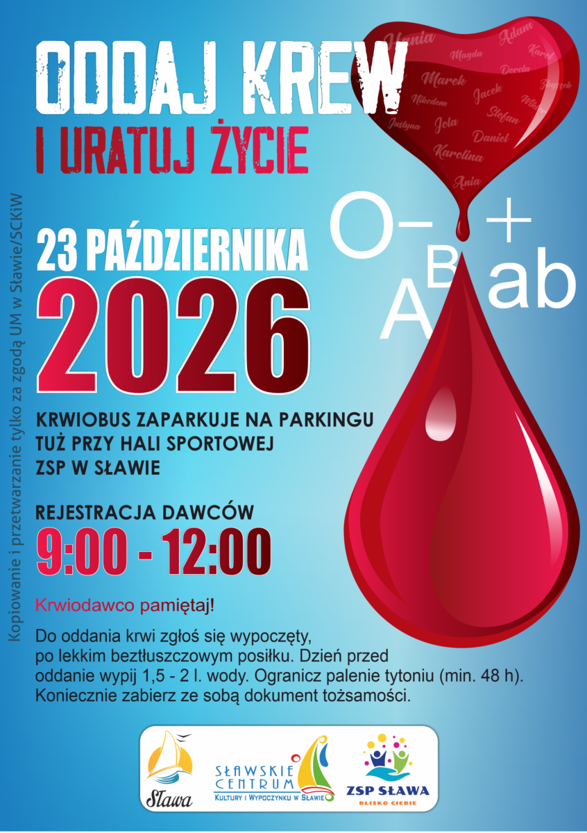 Krwiodawstwo 2026 ZSP HALA Krwiodawstwo 2026 ZSP HALA